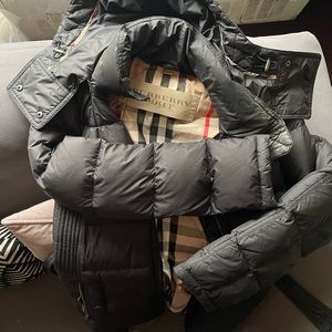 Burberry Brit down jacket with detachable hood